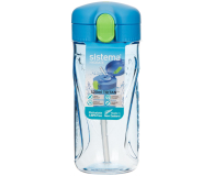 SISTEMA Butelka Tritan Quick Flip 520 ml Niebieska - 1458436 - zdjęcie 2